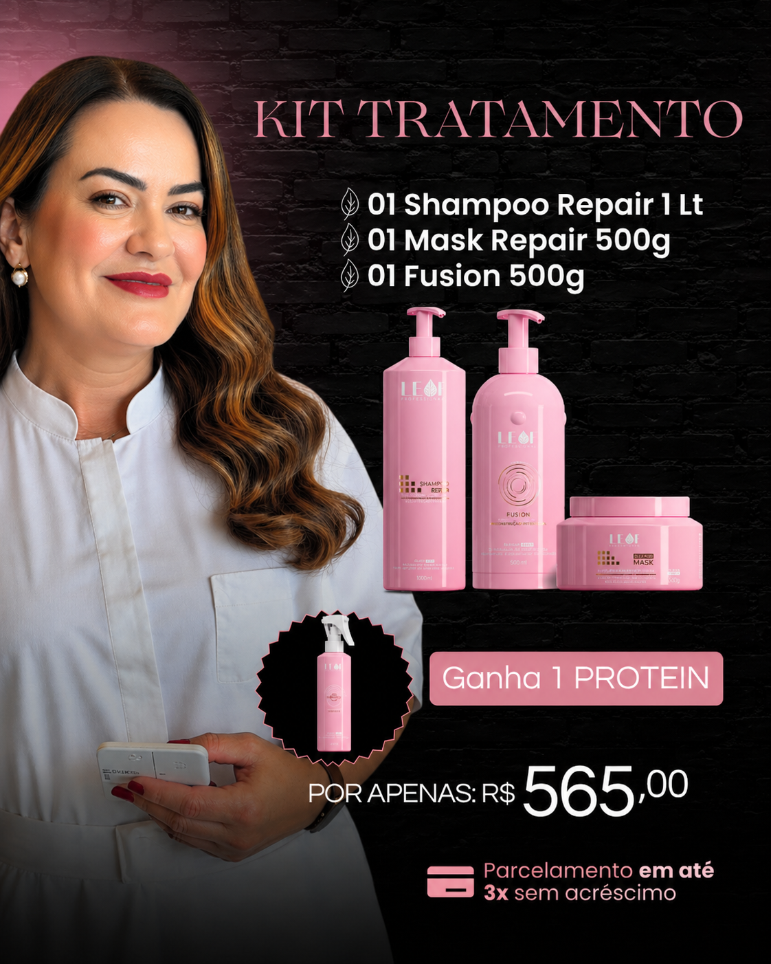 KIT TRATAMENTO LEAF