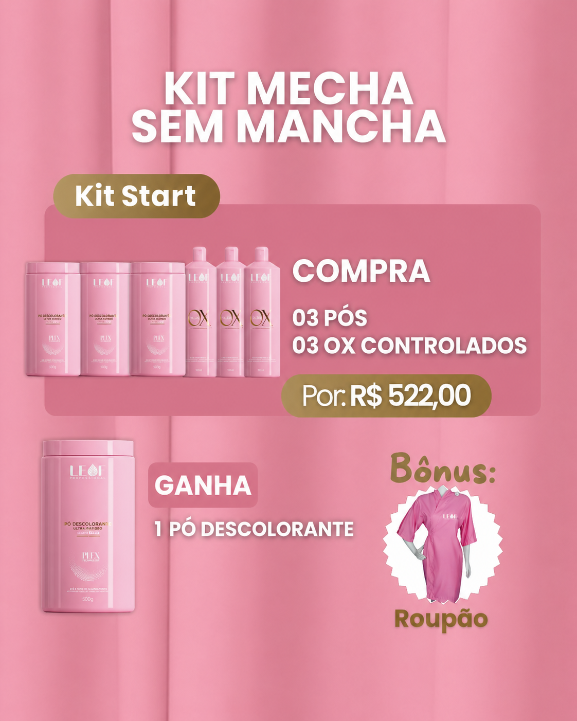 Kit Mecha sem mancha - Kit Start